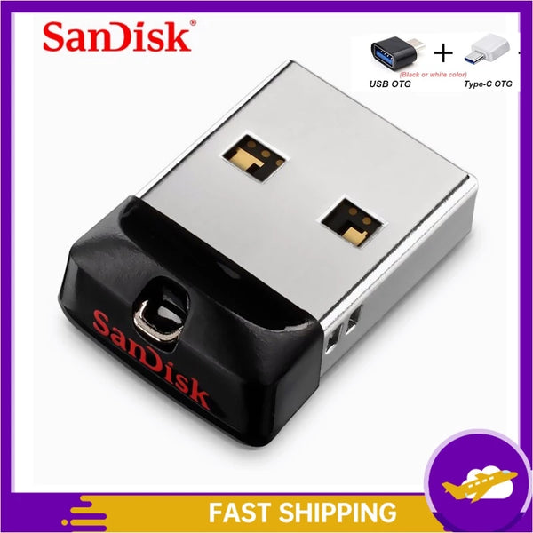 Pendrive 128 Gb 64 32 16 8 4 Pen Drive USB Cruzer Cz33 2.0 U Discoteca