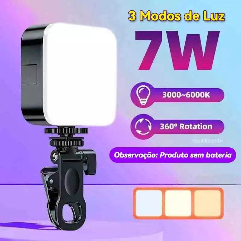 Iluminação Fotográfica Noturna De Preenchimento LED Luz De Vídeo De Lâmpada Portátil De Fotografia