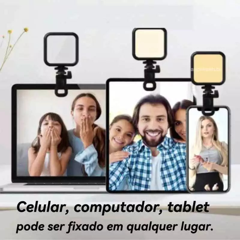 Iluminação Fotográfica Noturna De Preenchimento LED Luz De Vídeo De Lâmpada Portátil De Fotografia