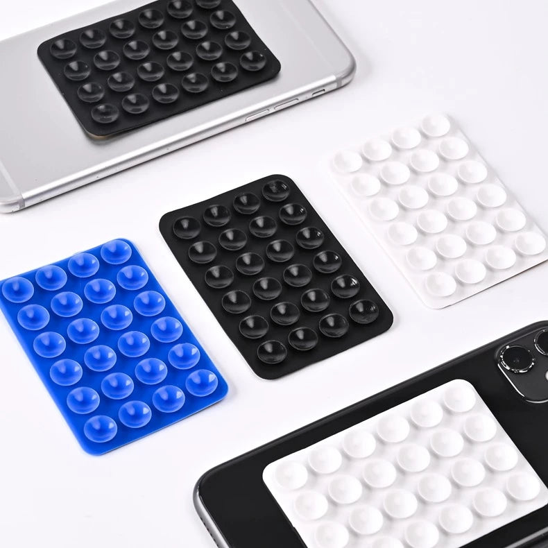 Ventosas De silicone De 1 Unidade , Minimalista Preto , Capa De Telefone Antiderrapante , Suporte Portátil E Móvel