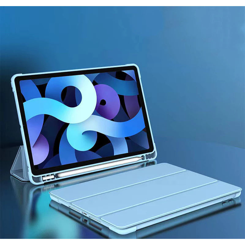 Case Capa Com Função Flip para iPad 7 8 9 10.2 Pol Com Slot para Caneta