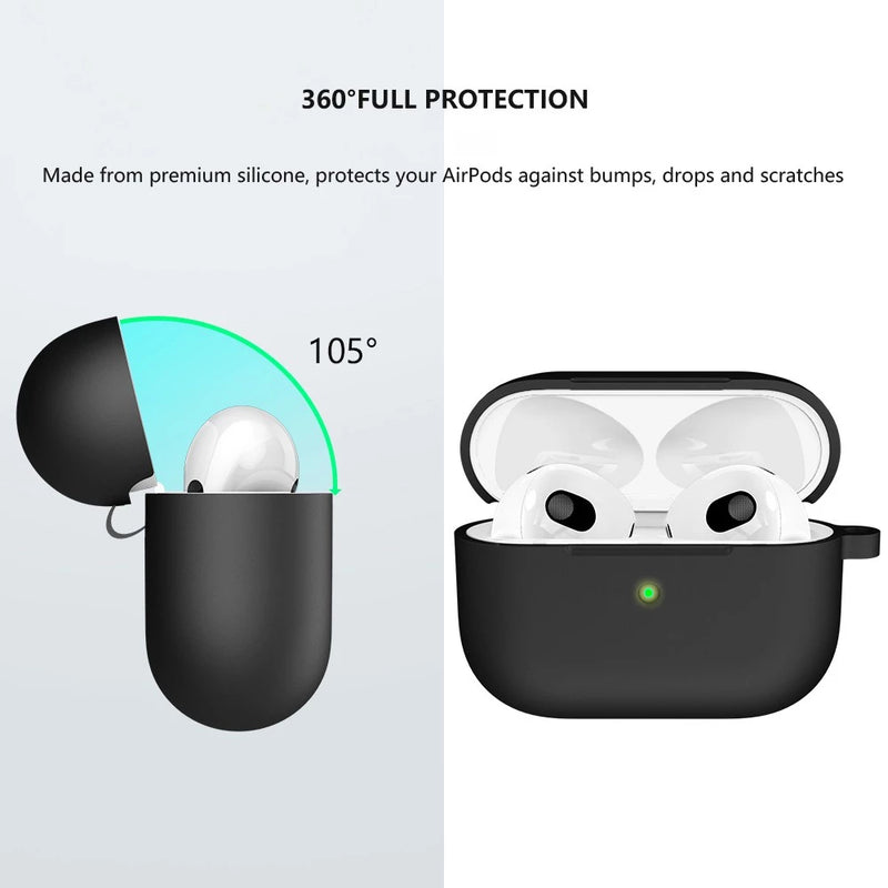 Capa Case Silicone Protetora para fone apple AirPods pro 2 3 4 NAO INCLUI FONE