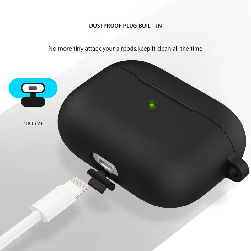 Capa Case Silicone Protetora para fone apple AirPods pro 2 3 4 NAO INCLUI FONE