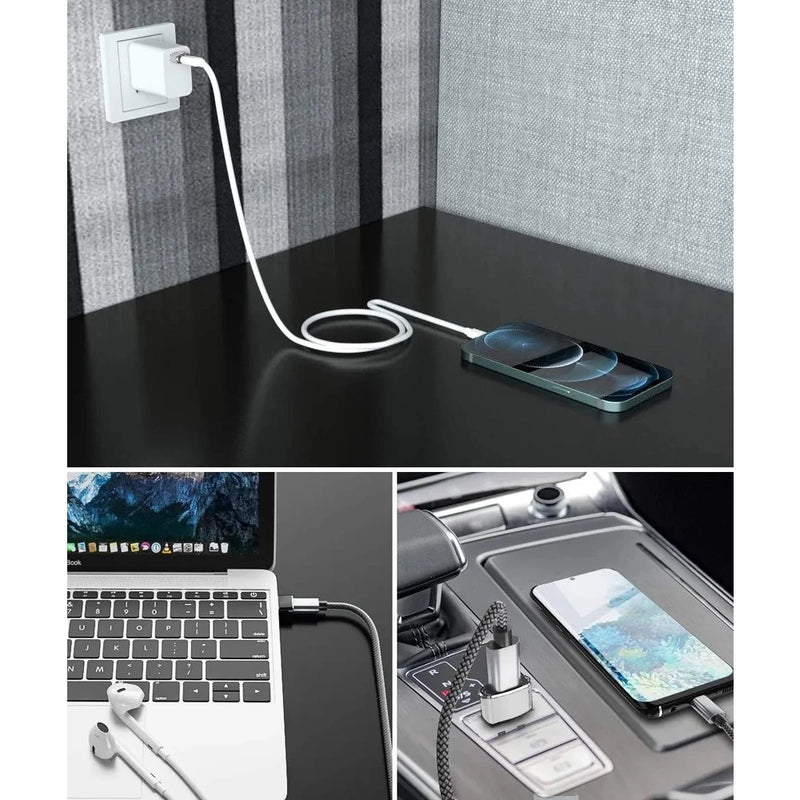 Adaptador Plug Usb Tipo C Para Usb 3.0 Macho Dados Otg