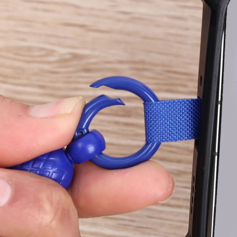 Cordão De Telefone De Corpo Cruzado Longo-Com Alça De Pescoço Ajustável Anti-Perda Para Celular