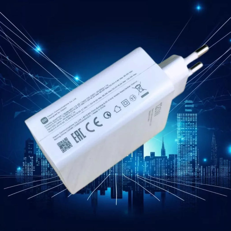 Carregador 120W Turbo Power Cabo 6A Usb com Saída Tipo-C