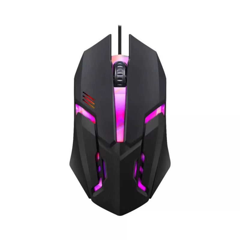 Kit Teclado Semi Mecânico + Mouse Gamer 3200dpi Rgb Led M300