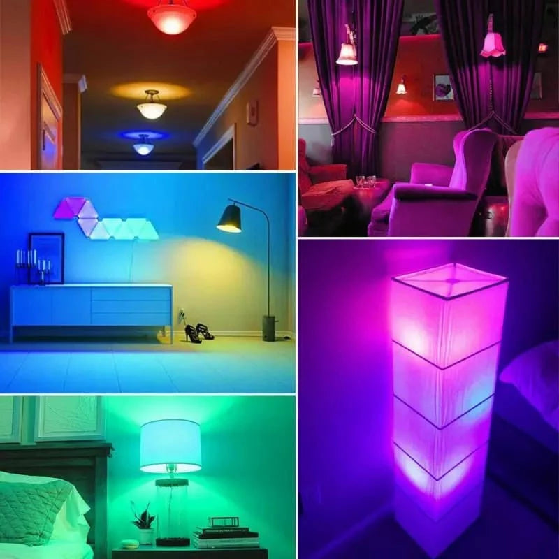 Lâmpada Bluetooth Led Caixa De Som com controle 12w