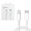 Kit Carregador De iPhone Fonte com Cabo Carregamento Rápido 1m PD 20w